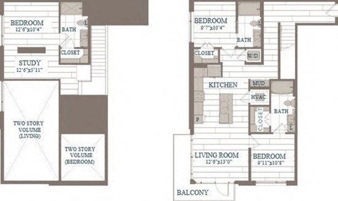 The Hudson Queens Floor Plan